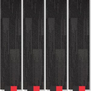 موکت تایل ویلتون طرح هاستون مشکی (155B04)